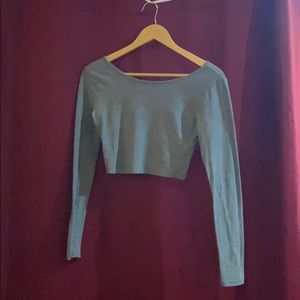 Forever 21 long sleeve crop top